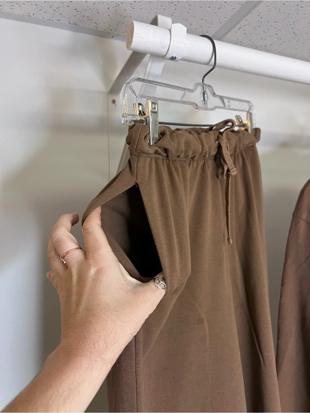 Amazon Brown Women's Lounge Set Top & Pants- Small